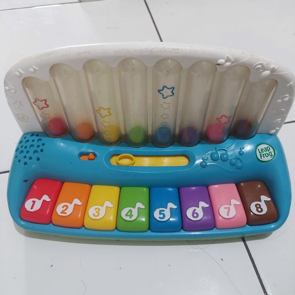 preloved Leapfrog Poppin Piano Mainan Edukasi Anak