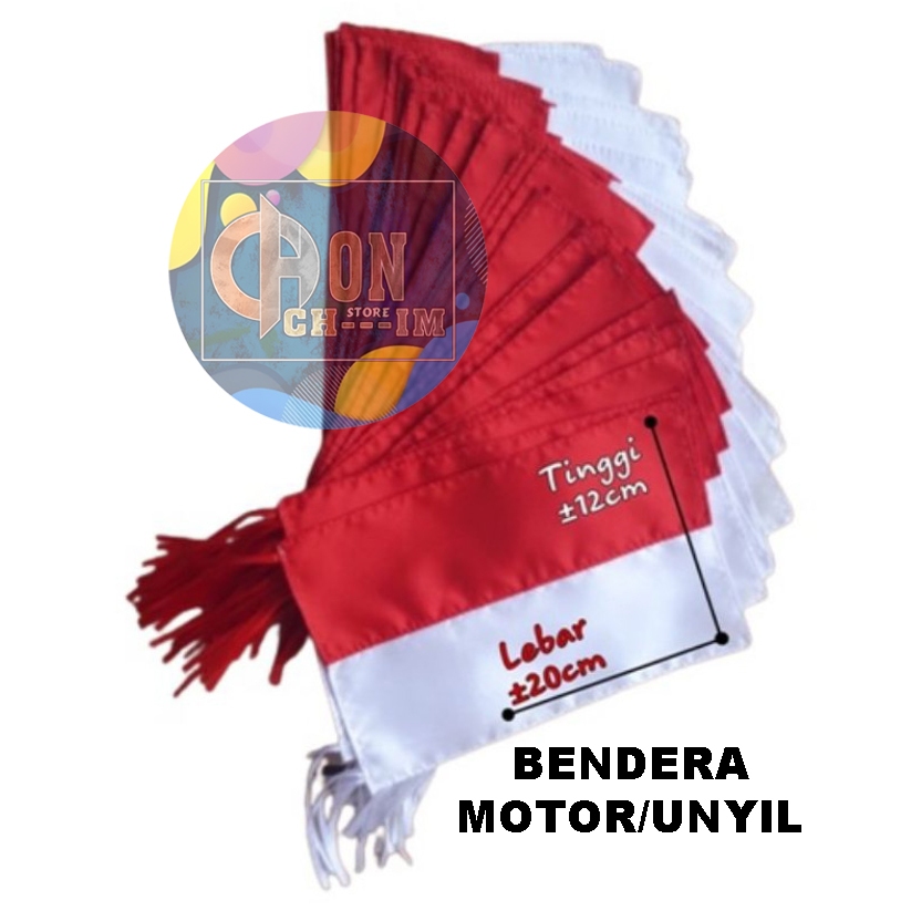 BENDERA BUAT MOTOR/BENDERA UNYIL/20 PCS#BENDERA MURAH