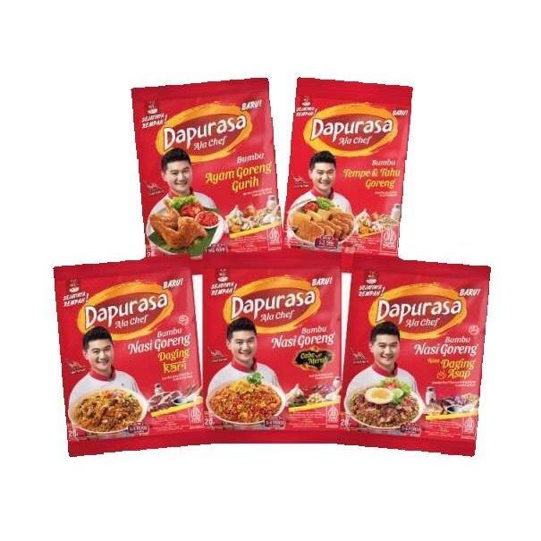 

Dapurasa Ala Chef Nasi Goreng Soto Ayam 20g All Variant 1 Renceng Isi 10 Sachet