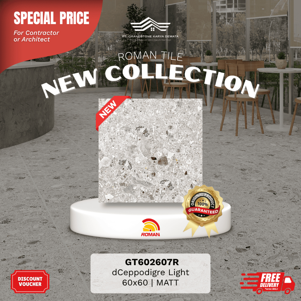 ROMAN GRANITE GT602606R dCeppodigre Light 60x60 [GRADE A]