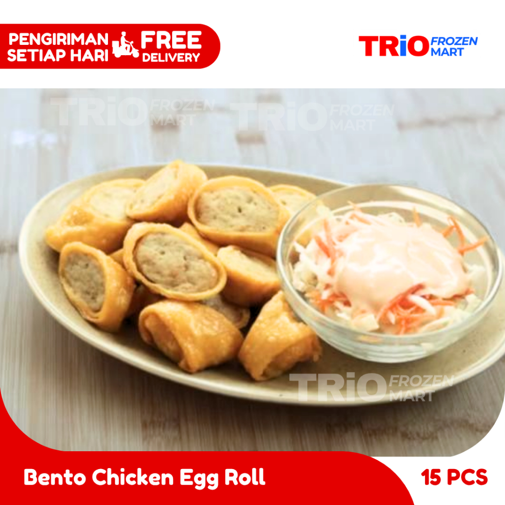 

CHIKEN EGG ROLL Potong Bento isi 15 pcs Terlaris