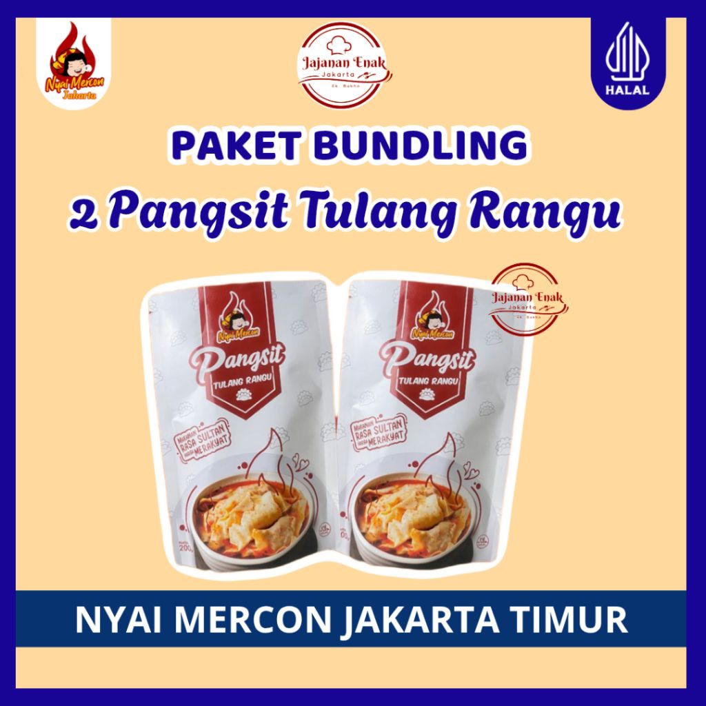 

Paket Bundling 2 Pangsit Tulang Rangu