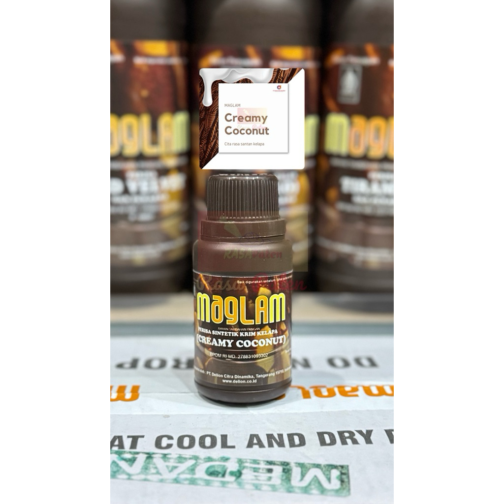 

MAGLAM CREAMY COCONUT (SANTAN) Perisa 100 gr Halal BPOM RI MD