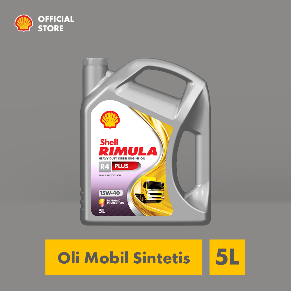 Oli Mesin Mobil Shell Rimula R4 Plus (5L)