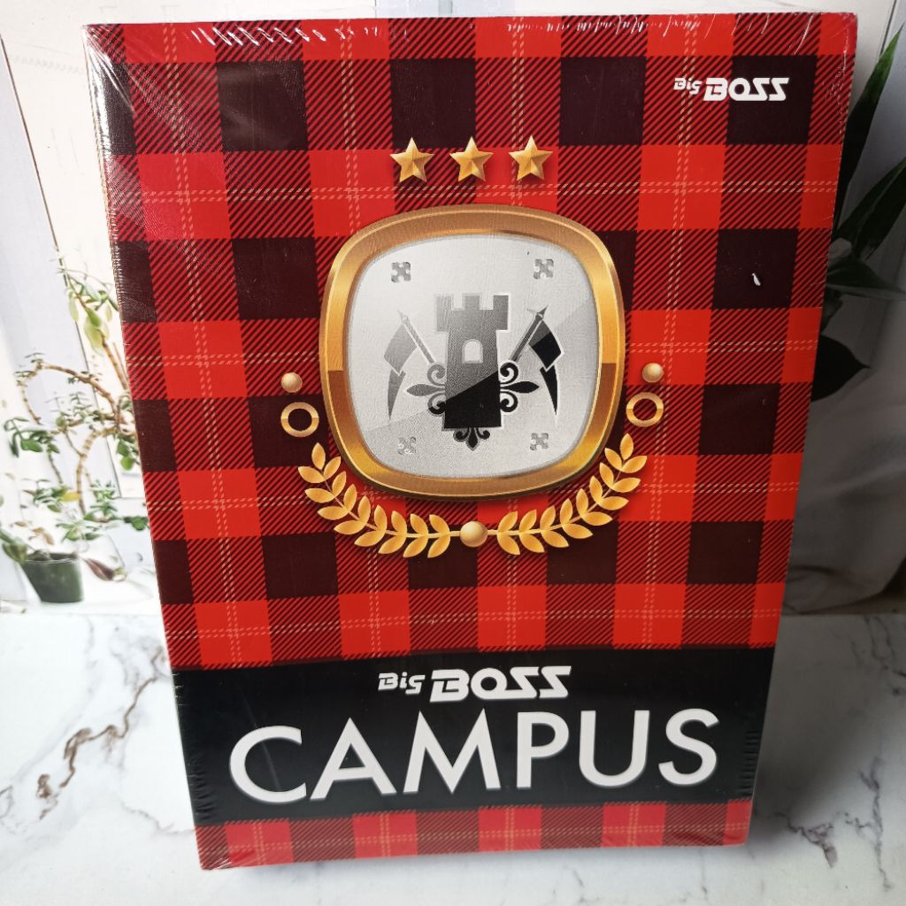 

(1 Pack Isi 10 pcs) Buku Big Bos Campus Isi 36 Lembar ORI Kertas HVS Putih / Buku Tulis Kampus Isi 36