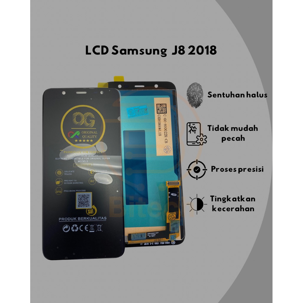 lcd + ts samsung j8 2018/j800/lcd samsung j8 OG