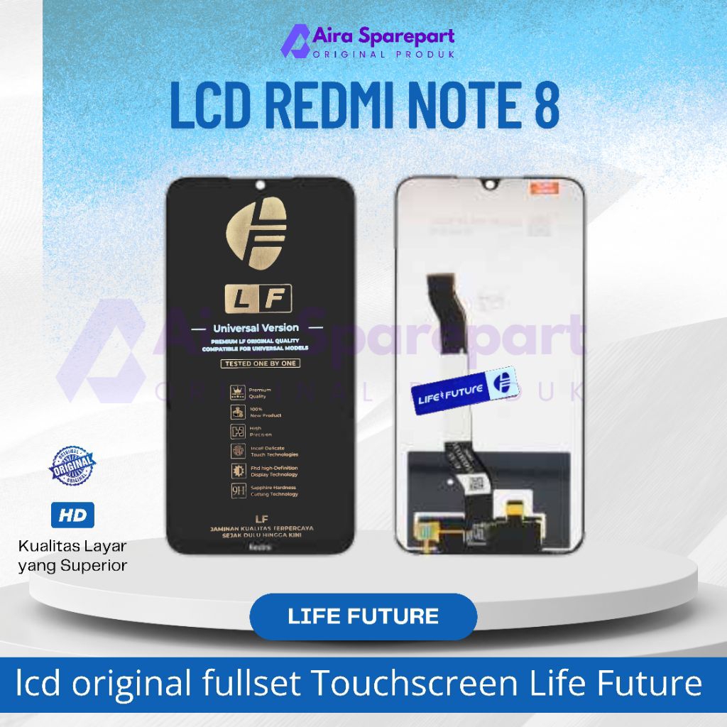 Lcd Redmi Note 8 Original Fullset Touchscreen Life Future