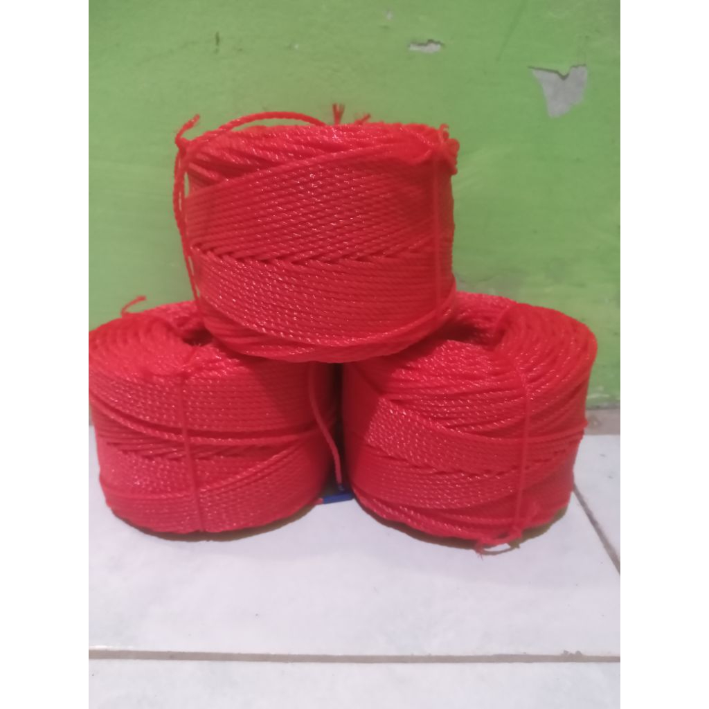 

tali tambang 2mm tali layangan 100 meter merah kwalitas terjamin murah