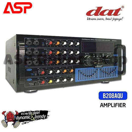 DAT B208AQU Power Ampli Karaoke USB Bluetooth Amplifier