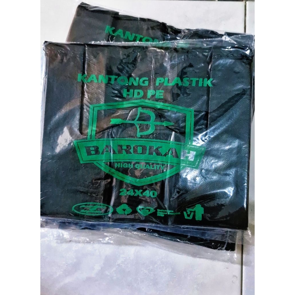 kantong plastik 24x40/kantong plastik besar /kantong plastik hitam/kantong plastik tebal