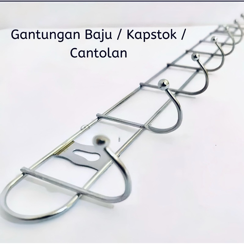 KAPSTOK GANTUNGAN BAJU FULL STAINLES , GANTUNGAN BAJU STAINLES , KAPSTOK STAINLESS ANTI KARAT