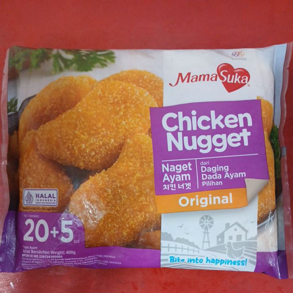 

PROMO Mamasuka Cicken nugget ayam 400gr 20+2s