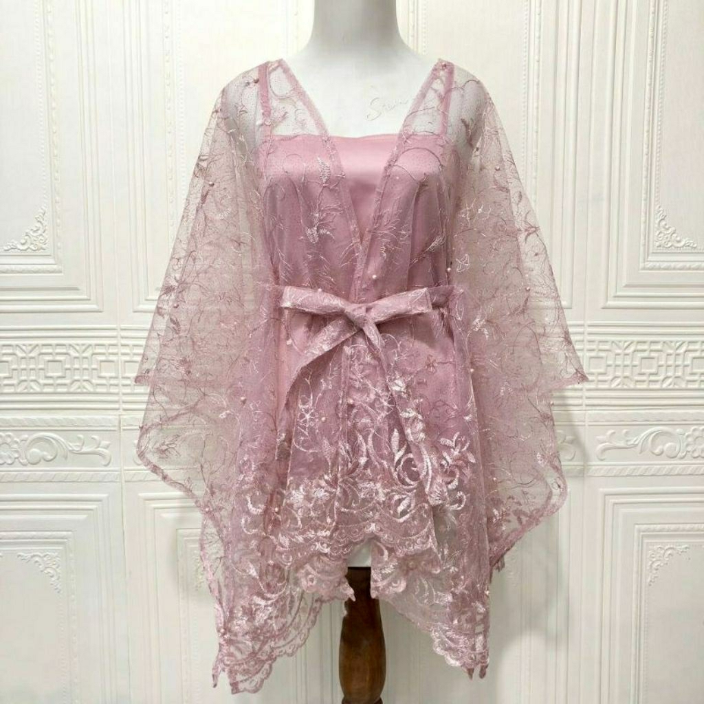 outer brokat kebaya pita cardigan kebaya bridesmaid lamaran kondangan