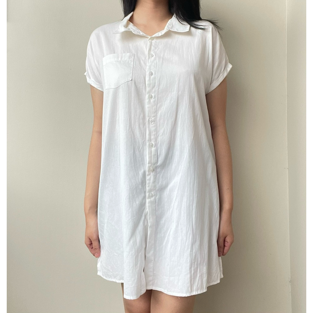 Blouse Wanita - White Cape