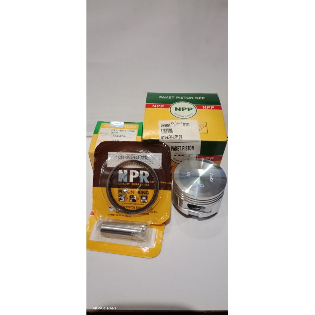 PISTON KIT KFV LEGENDA SUPRA FIT REVO 100 ORI NPP