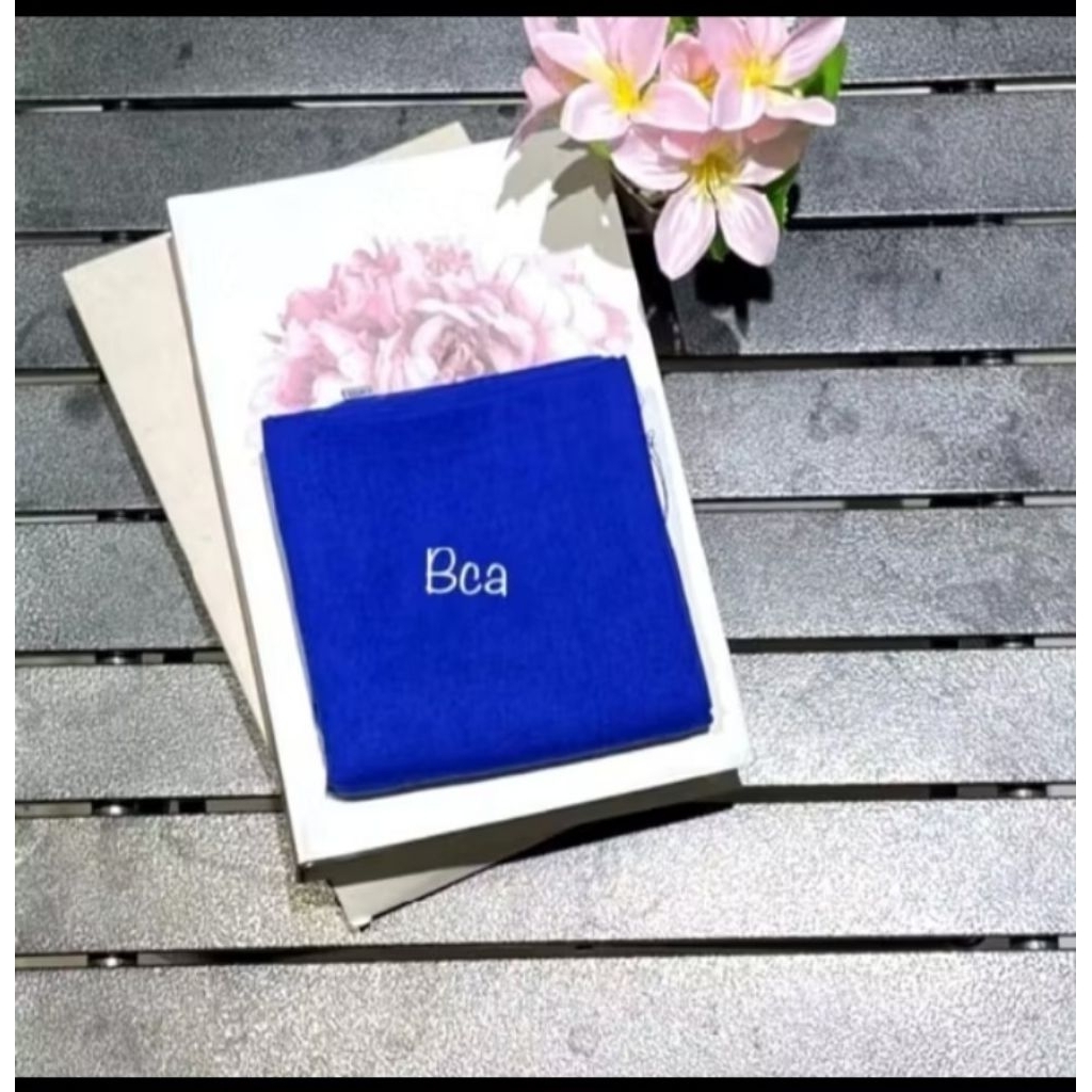 hijab paris jadul warna biru bca
