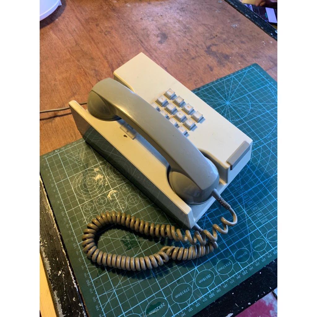 telepon jadul vintage. display