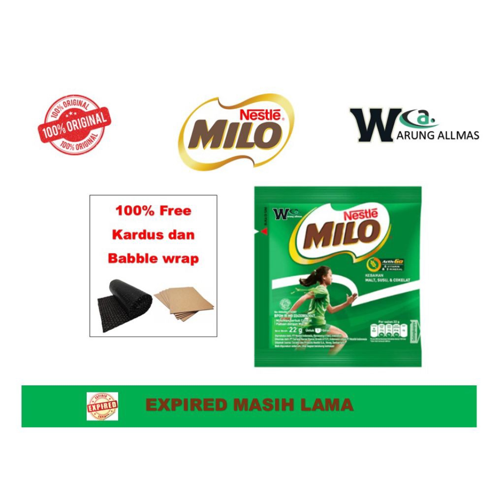 

Milo Susu Coklat Kemasan 22g