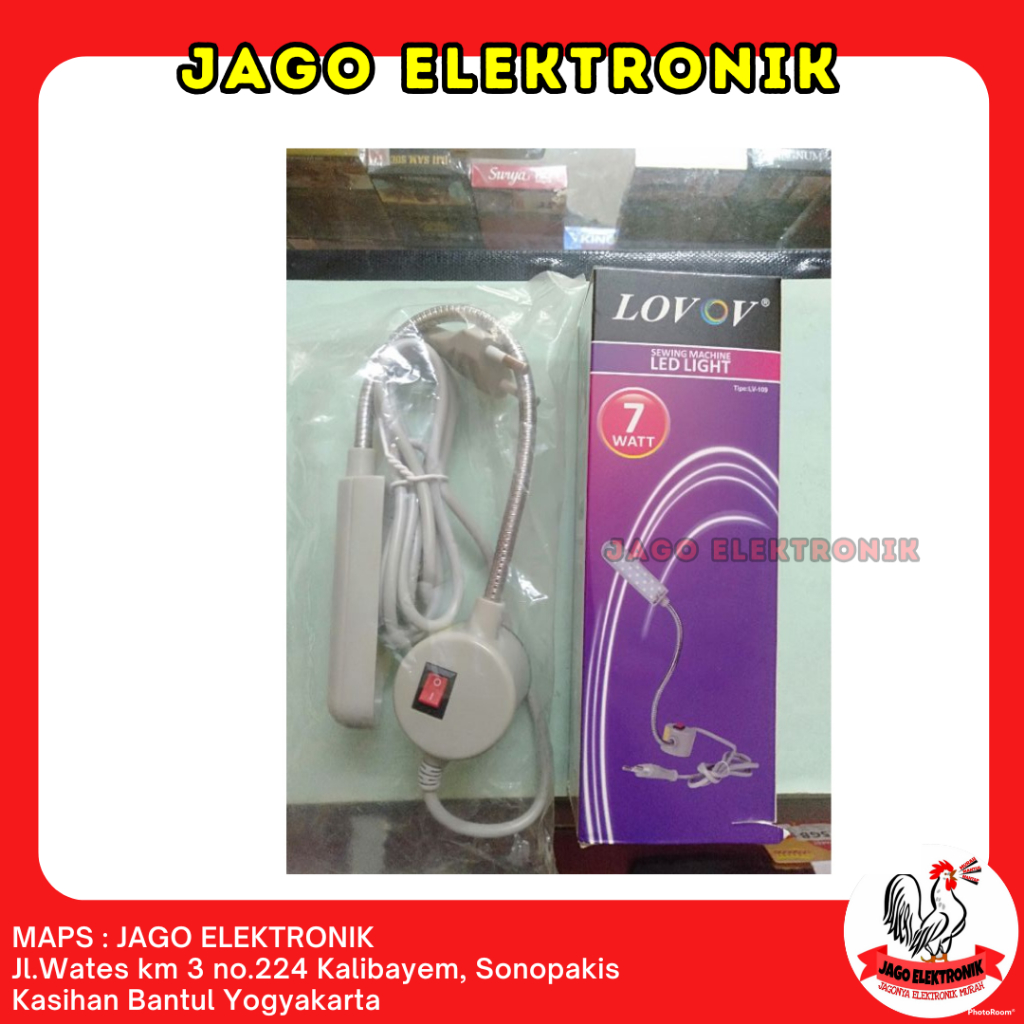 Light Sewing Machine LED 7 Watt Lampu Mesin Jahit Lovov