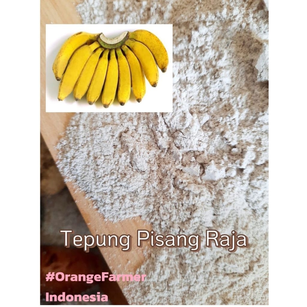 

Tepung Pisang Raja "PURE 250Gram Original Organik