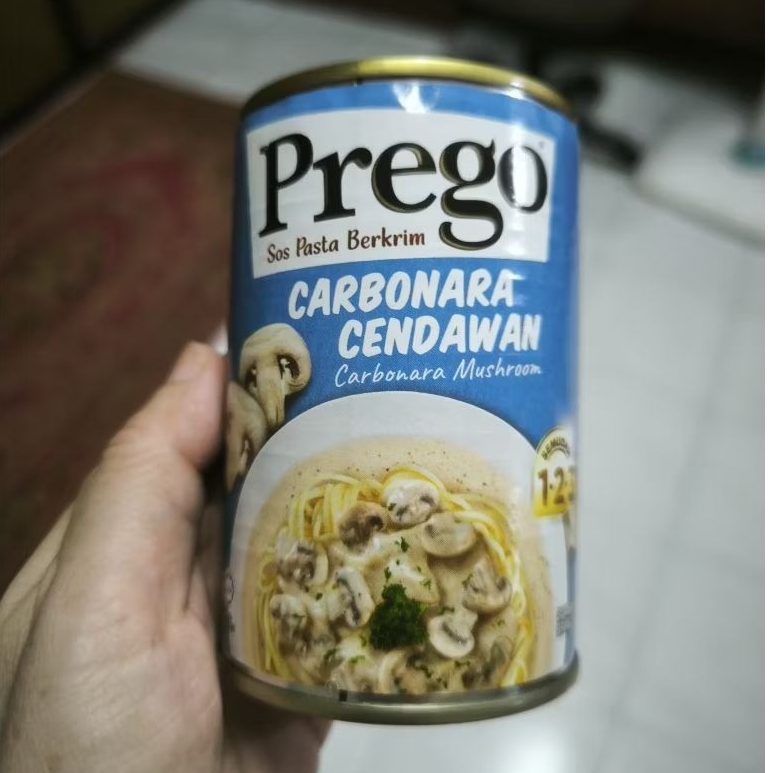 

Prego sos spageti berkrim keju & herba spaghetti sauce cheese & herbs saus spagheti tomato mushroom