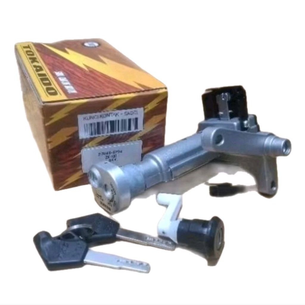 KEY SET KAWASAKI ZX 130 KUNCI KONTAK KAWASAKI  ZX 130 SET KUNCI JOK  KUNCI KONTAK PLUS KUNCI JOK ZX 