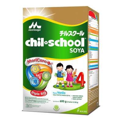 

Morinaga chil-school Soya 4 Susu Bubuk Pertumbuhan Anak 3-12 Tahun Vanila 600 g