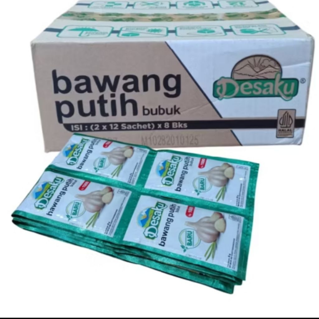 

DESAKU bubuk bawang putih 1 pack isi 2 renceng