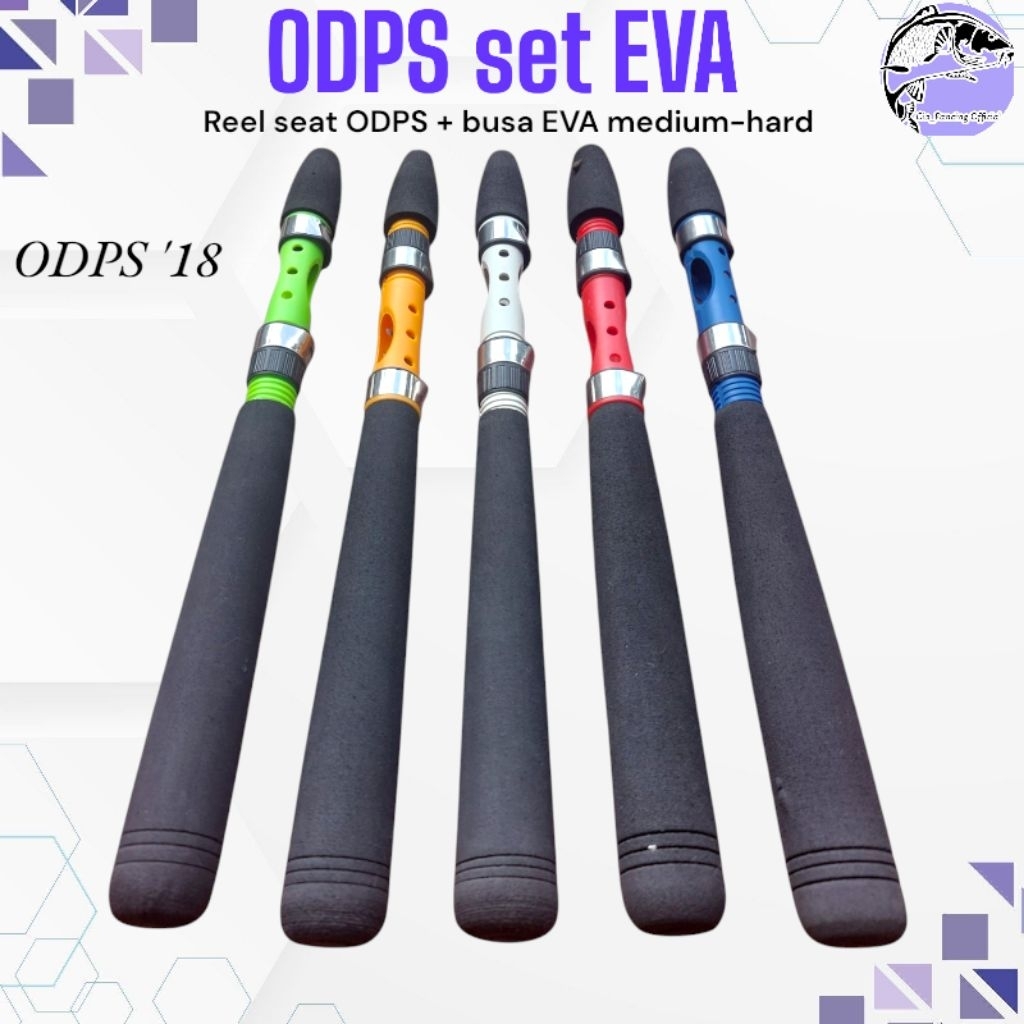 Handle reel seat ODPS 18 set busa spinning/gagang joran custom