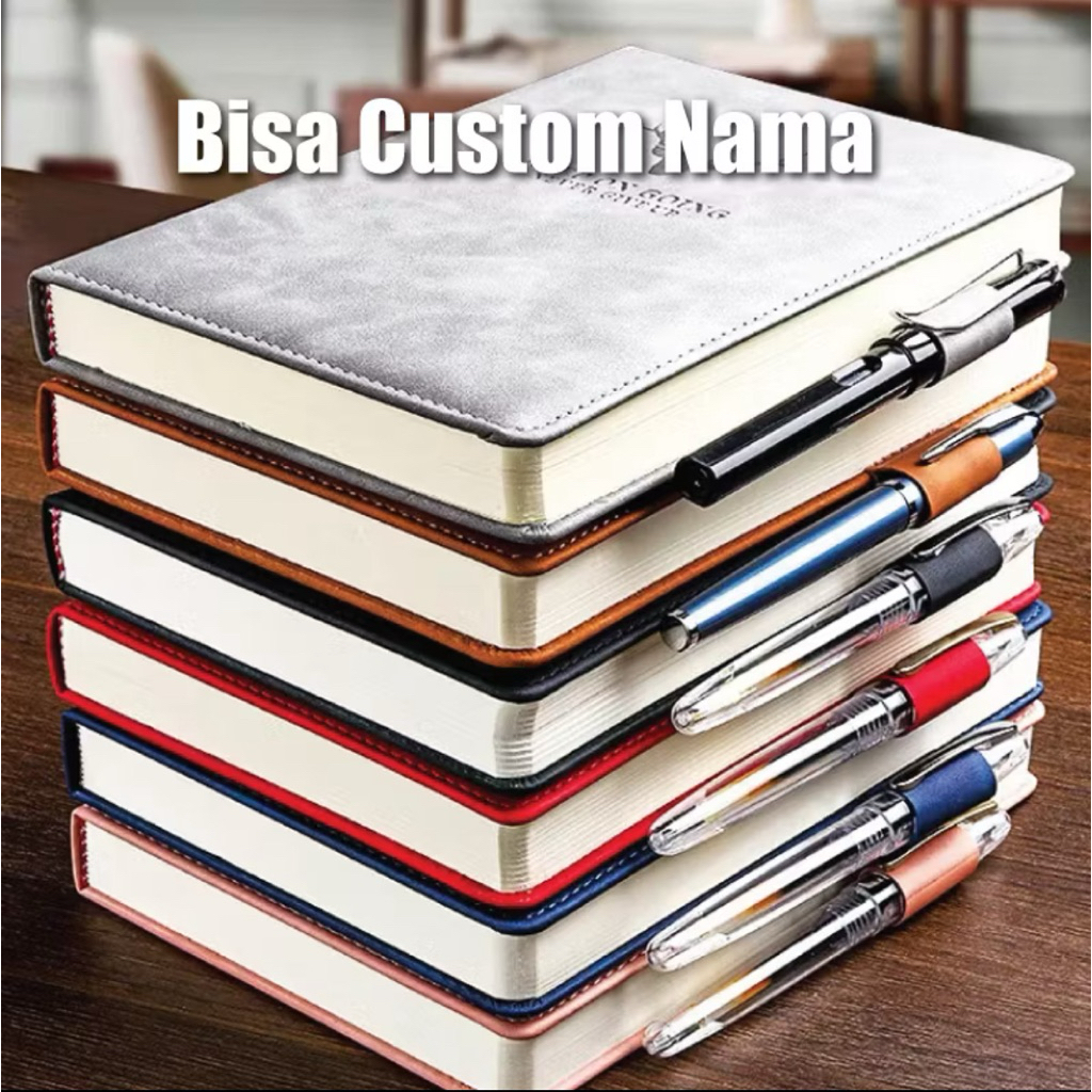 

Paket Murah Buku Catatan(6pcs)Tebal 260 Halaman Jurnal Harian Cover Kulit Untuk Bisnis Harian Kantor Kuliah Bisa Custom Nama