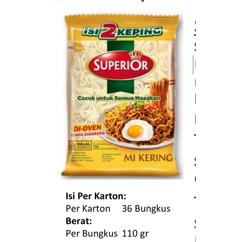 Mie Superior 110gr