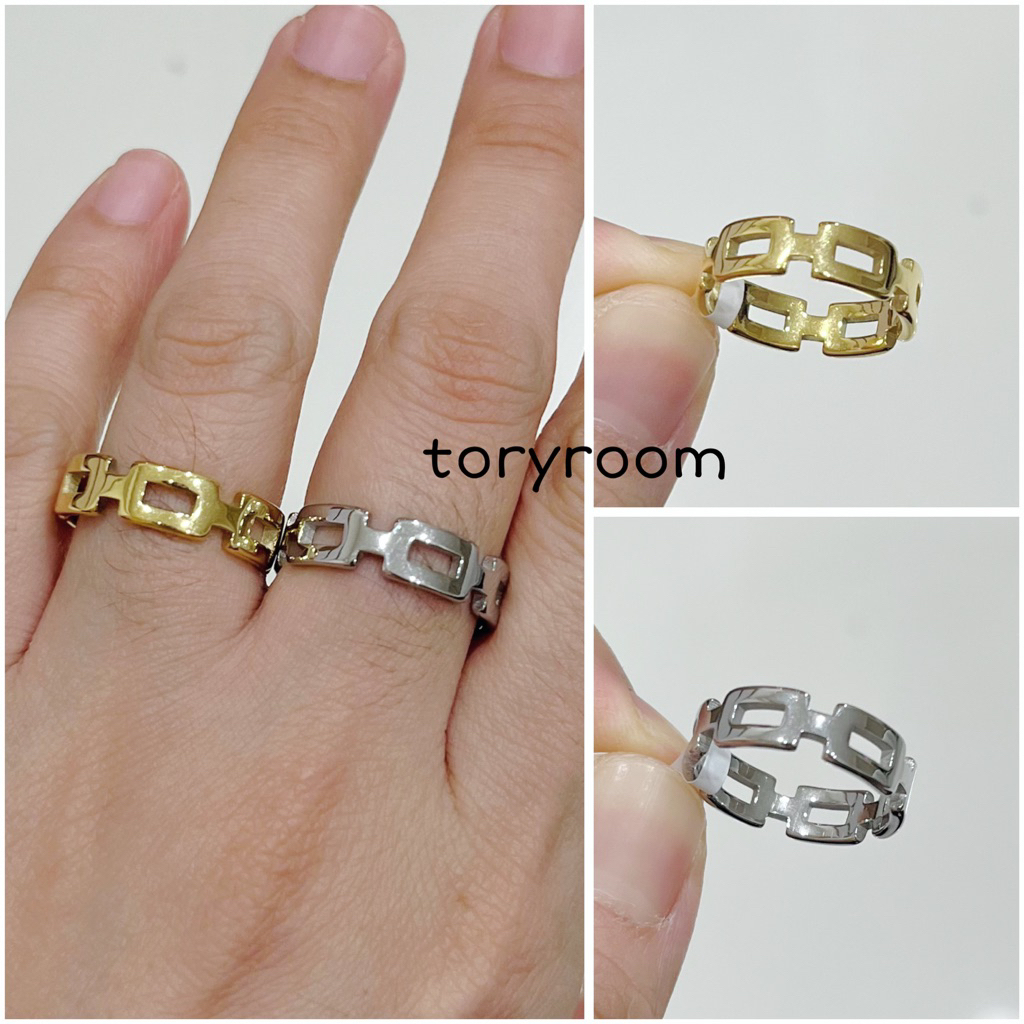 Cincin titanium fashion korea model rantai