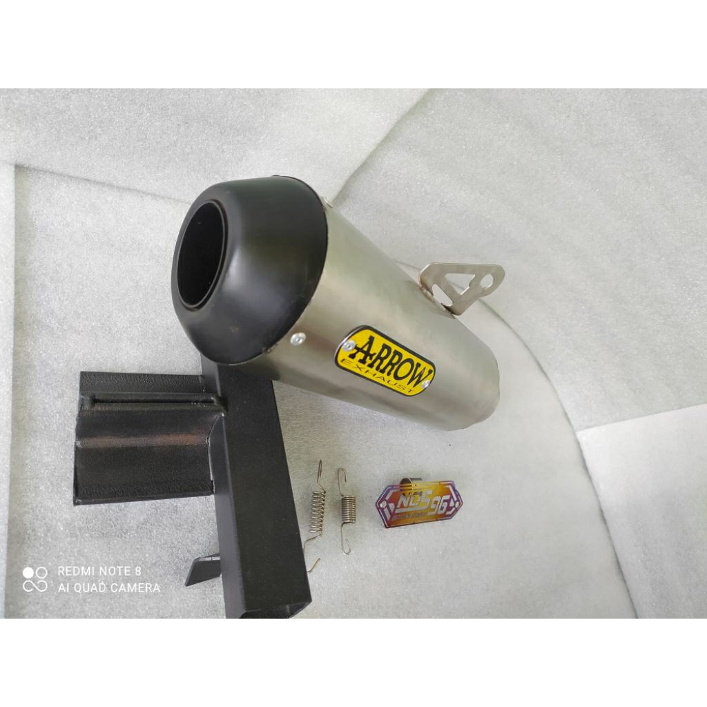 Knalpot ARROW Slinser only SatriaFu byson Vixion tiger GTX Jupiter MxKing