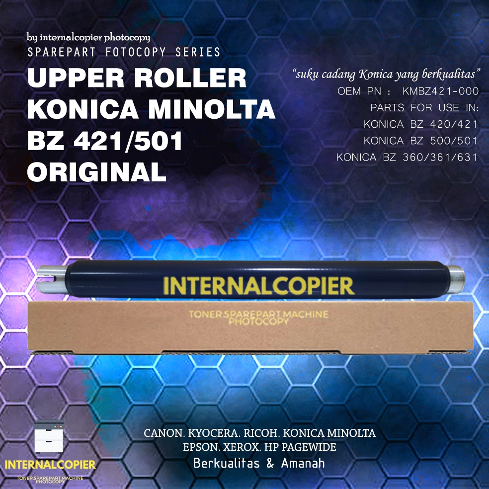 Upper Konica Minolta BZ 420 421 500 501 360 361 631 Konika Fotocopy Hitam Excellent Japan - Internal