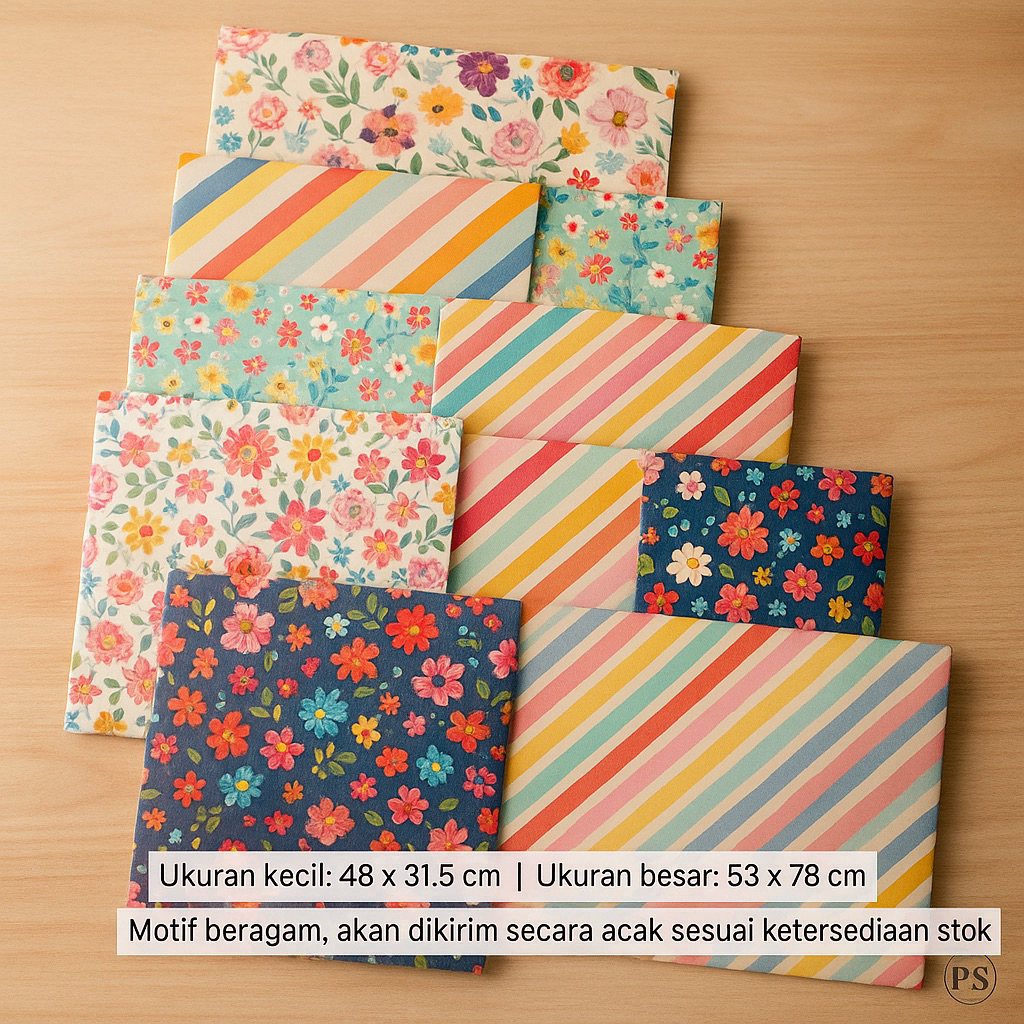 

Kertas Kado Pembungkus Hadiah Motif 48 x 31,5 cm