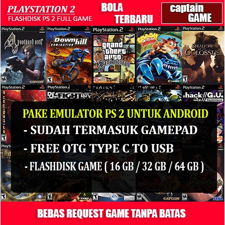 FLASHDISK GAME PS 2 UNTUK ANDROID PAKET GAMEPAD
