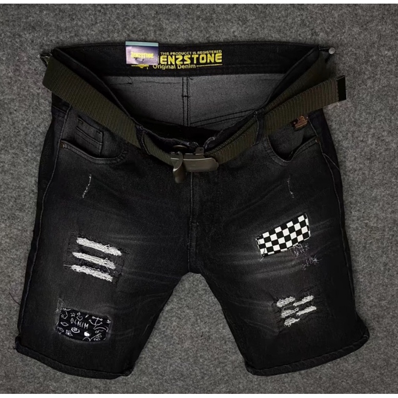 Promo Menarik celana pendek jeans pria  celana jeans pria  celana pendek  celana cowok pendek  celan