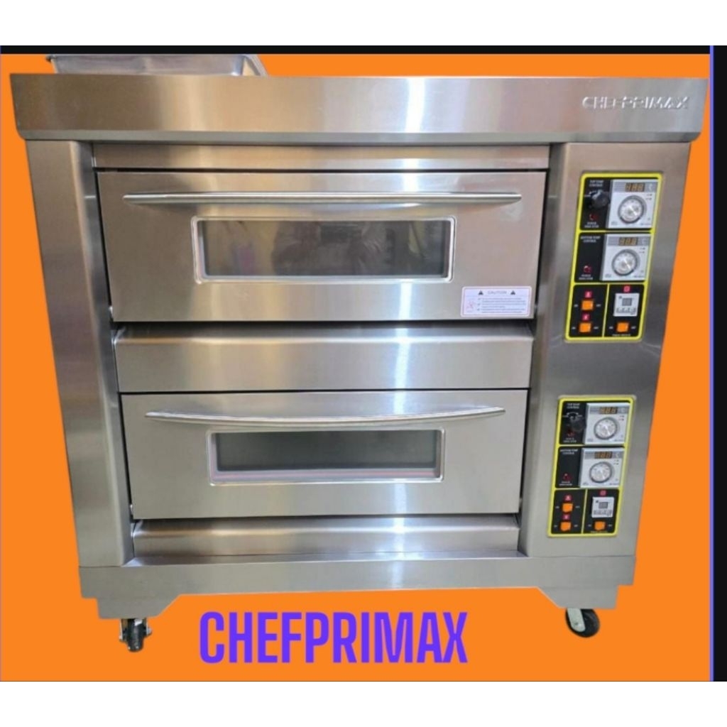 OVEN CHEFPRIMAX 2 DECK 4 TRAY