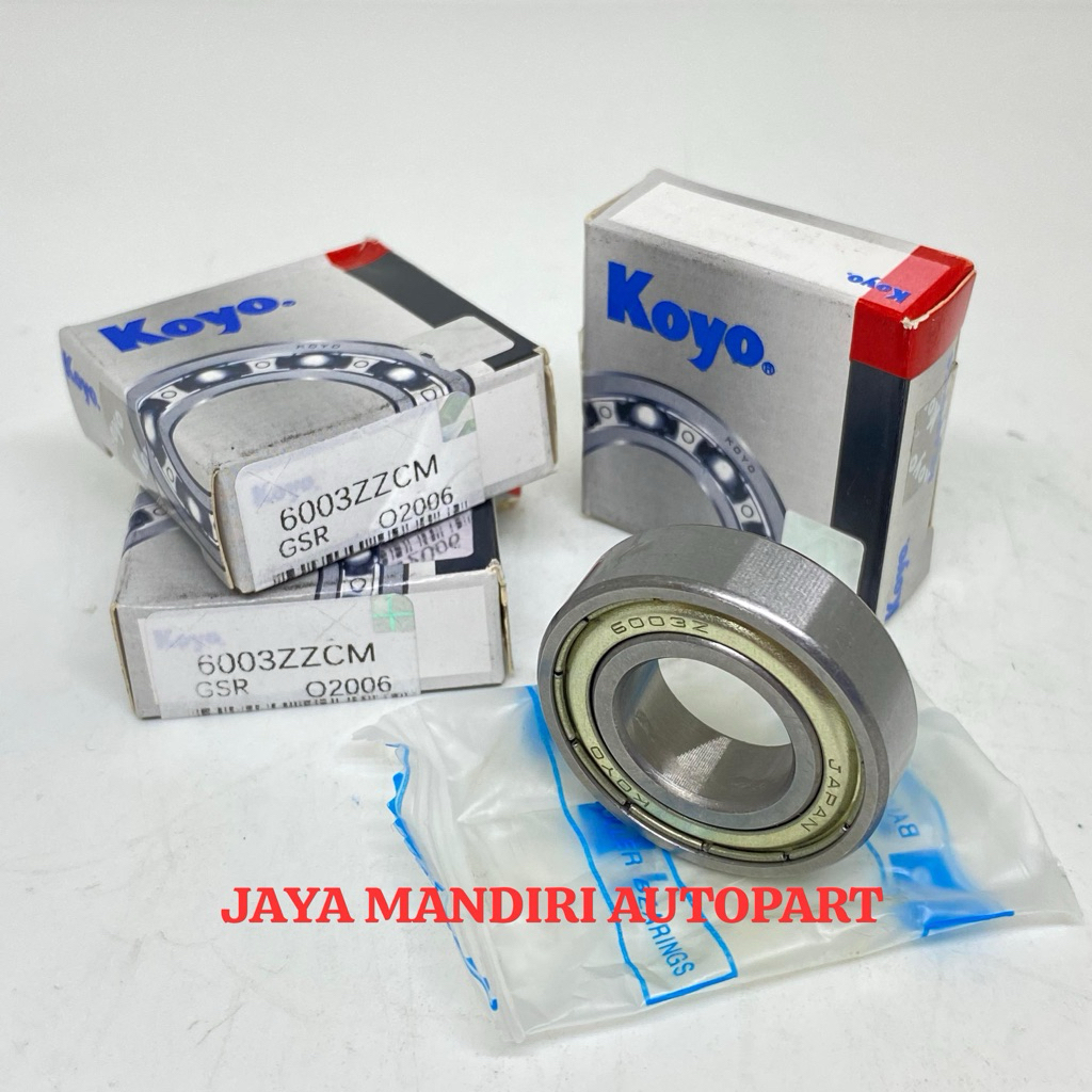 BEARING 6003 ZZ KOYO TUTUP BESI 6003ZZ KOYO