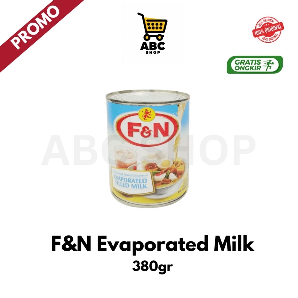

F&N Evaporated Milk / Susu Evaporasi F&N 380 gram