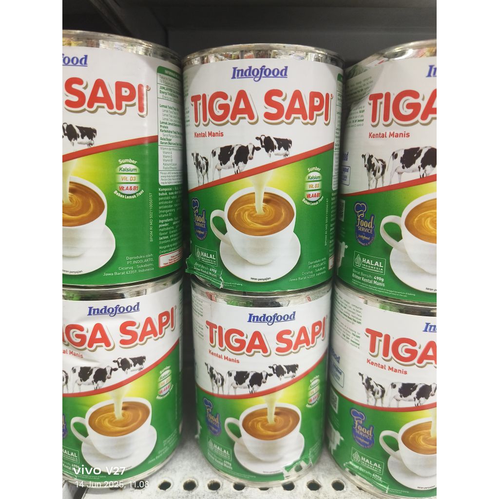 

susu kental manis tiga sapi 490 gr
