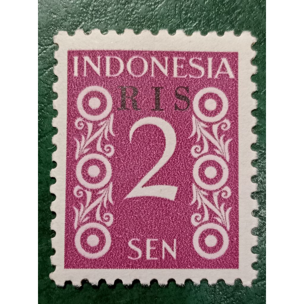 

Prangko Indonesia Klasik Koleksi Jadul 2 Sen CT RIS Tahun 1950 UN USED