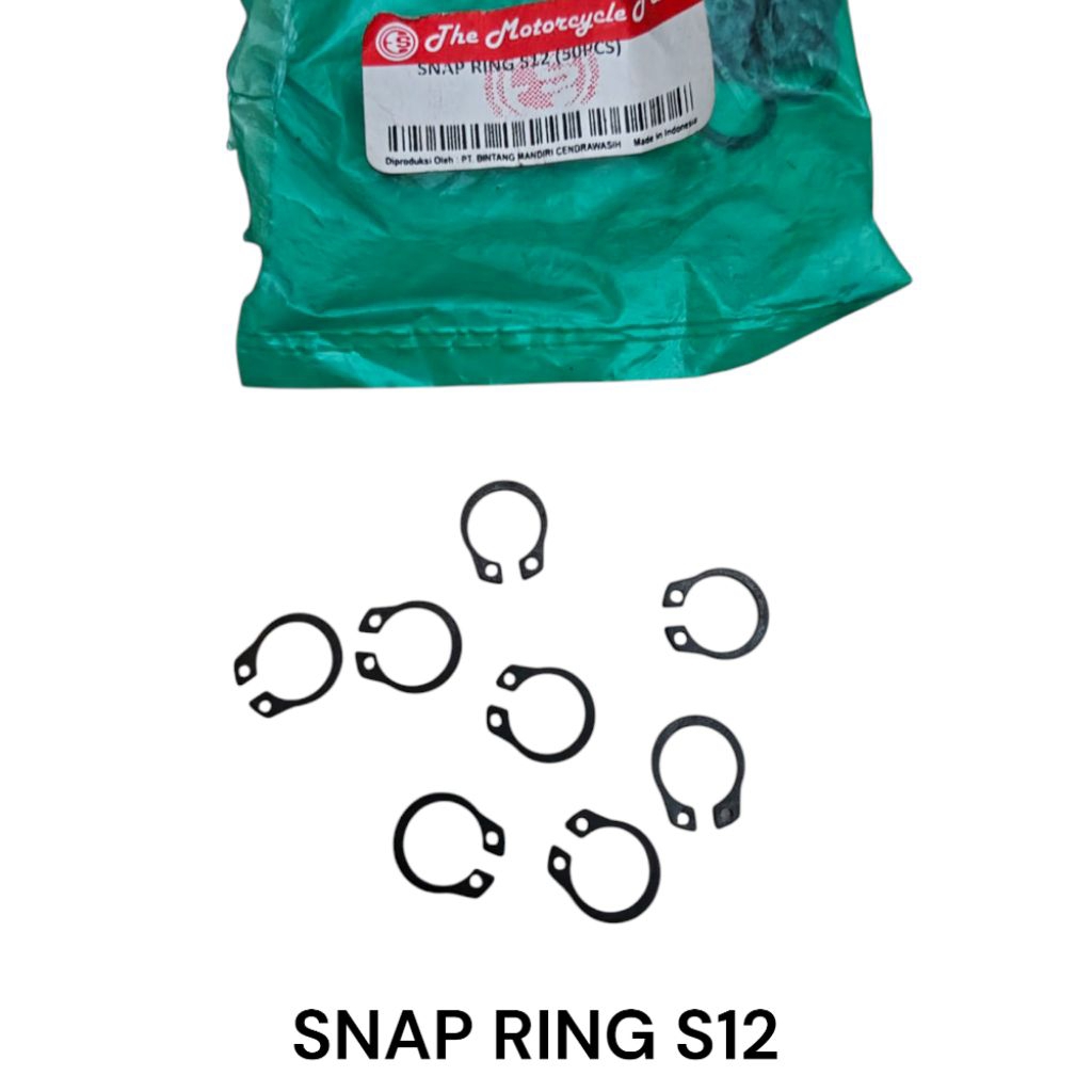 Snap Ring S12 / Klip Pengunci S12 / Snap Ring C