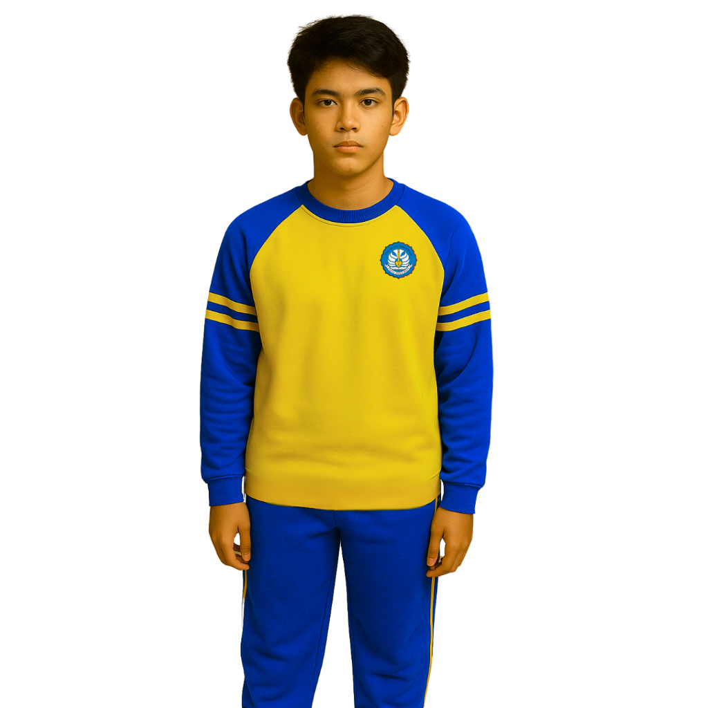 Setelan baju kaos olahraga anak SMP / seragam baju olahraga anak sekolah  SMP