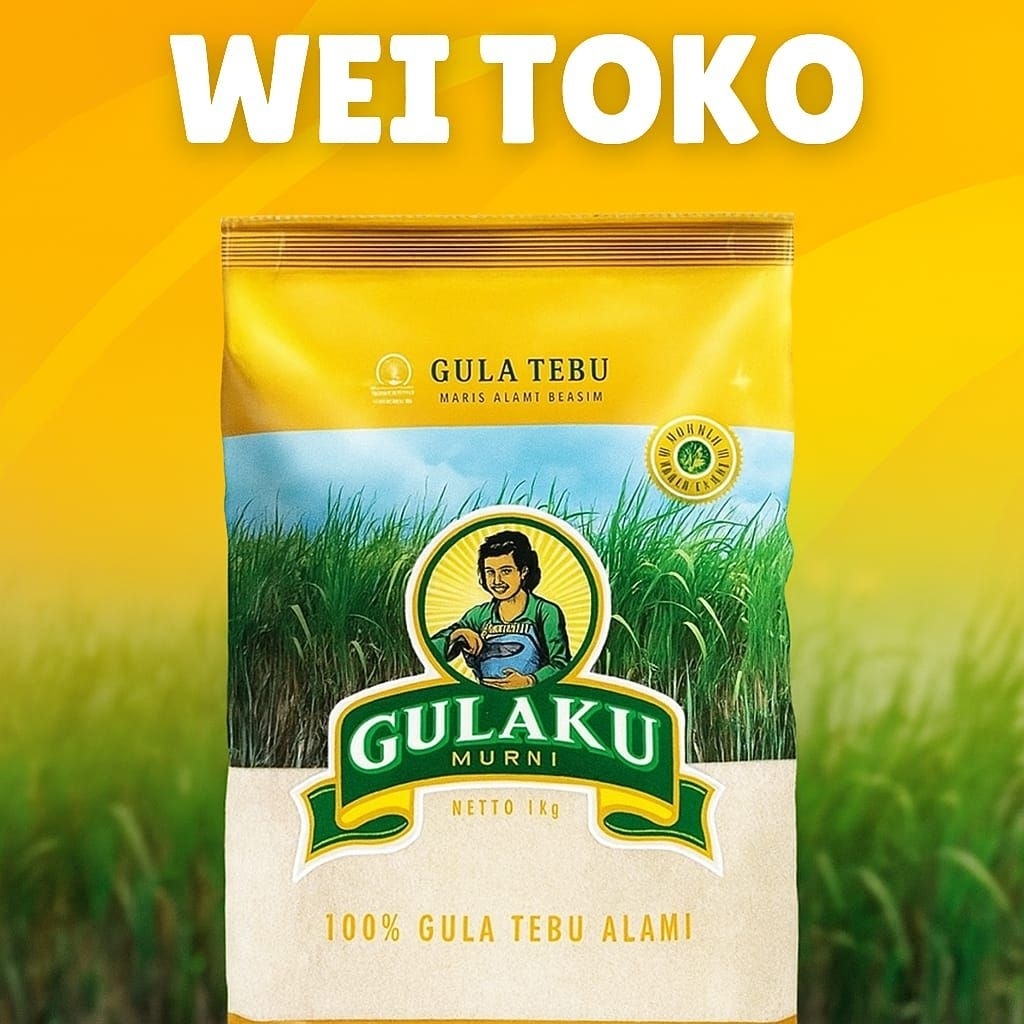 

GULAKU 1 KG - GULA PASIR PACKING KUNING
