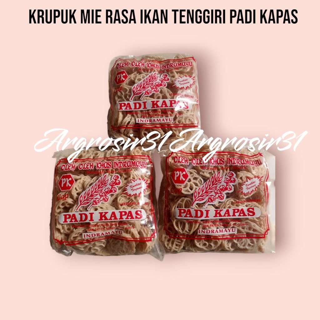 

Classica2106 Kerupuk Mie Mentah Rasa Ikan Tenggiri Padi Kapas 25 Gram