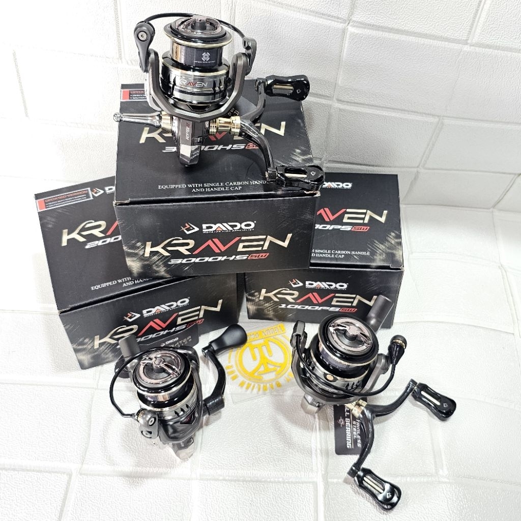 REEL DAIDO KRAVEN 1000PS SW, 2000, 3000 HS SW UPDATED VERSION