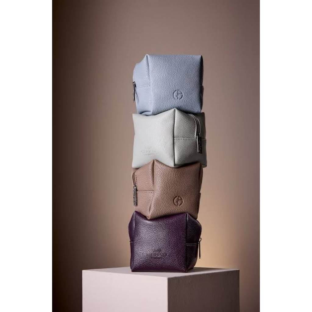 DOMPET PRIA/WANITA EXCLUSIVE Gior*gio Ar*mani Etihad Airways Pouch Amenity Travel Kit New Original
