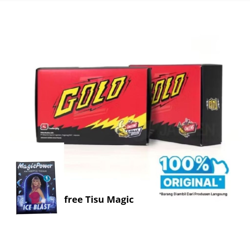 Mister Golo -Golo Ginseng varian Honey dan Banana privasi aman Free Gift