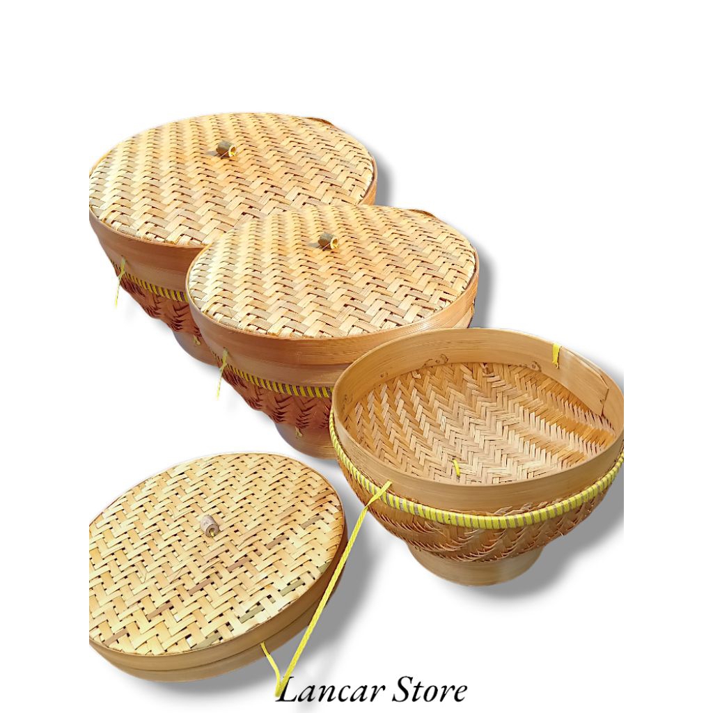 Wakul Nasi Bambu 18cm / Ceting Bambu / Tenong